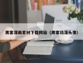 盘锦黑客漫画素材下载网站（黑客动漫头像）